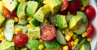 Easy Delicious Avocado Salad | Healthy Avocado Salad
