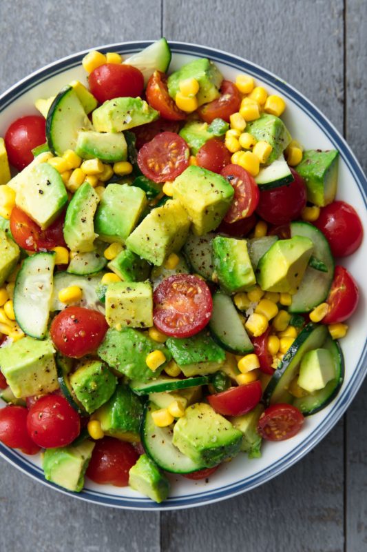 Easy Delicious Avocado Salad | Healthy Avocado Salad - Listy Recipe